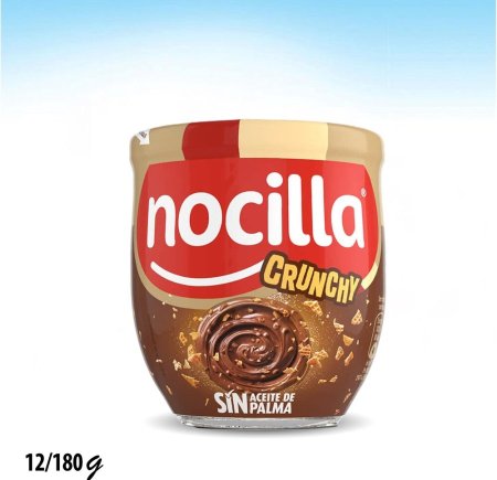 نوسيلا دهن كرانشي  بدون جلوتين و بدون زيت النخيل