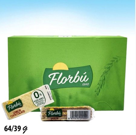 ويفر فلوربو بالشوكولاتة بدون سكر