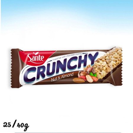 سانتي كرنشي بار شوكولاته وفول سوداني